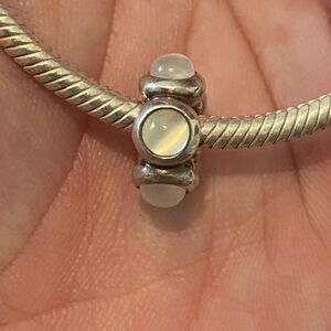 Pandora Moonstone Cobochon Spacer Charm